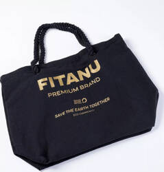Torba zakupowa bawełniana Fitanu Eco Bag wymiary 52 x 39 cm