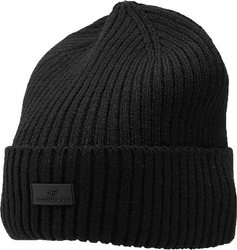 Czapka męska 4F M317 czarna 4FAW23ACAPM317 20S