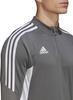 Bluza męska adidas Condivo 22 Training 1/2 zip szaro-biała HD2312