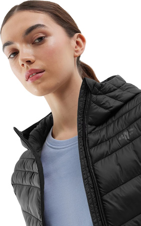 Kurtka damska puchowa 4F F351 czarna 4FWSS24TDJAF351 20S
