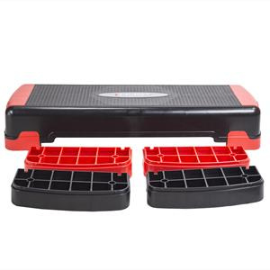 Step do fitness aerobiku HMS AS005 czarno-czerwony