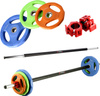 ZESTAW TRAINING PUMP SBP22 SZTANGA 10 x 20 KG (200 KG) + STOJAK STR40 HMS