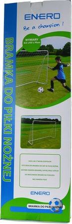 Bramka do piłki nożnej Enero z siatką 240x150x90cm 1003160