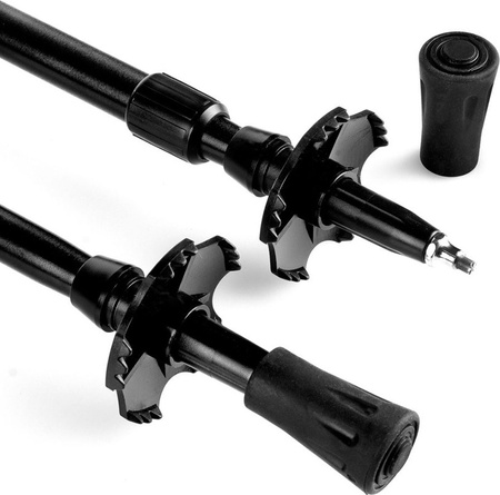 Kijki trekkingowe Spokey Carbon niebiesko-czarne 927900