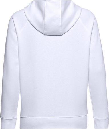 Bluza damska Under Armour Rival Fleece HB Hoodie biała 1356317 100