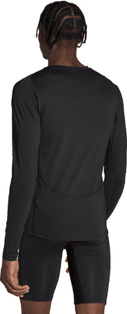 Koszulka męska adidas Techfit Aeroready Long Sleeve Tee czarna HP0626