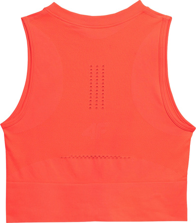 Koszulka damska 4FFNK F154 pomarańczowa 4FSS23TFTSF154 62N