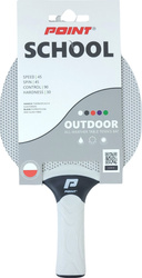 Rakietka do tenisa stołowego ping ponga Point School outdoor biała