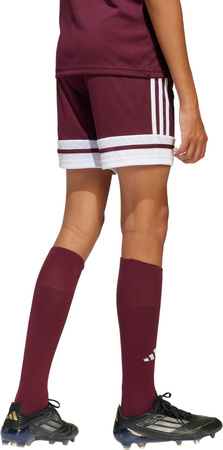 Spodenki dla dzieci adidas Squadra 25 bordowe JC8665