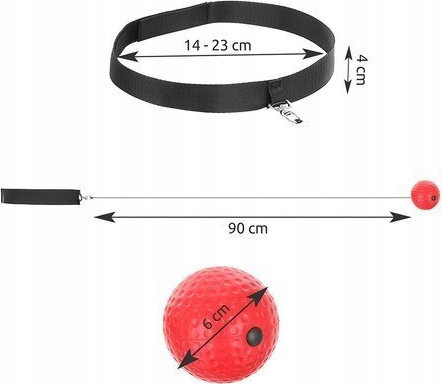 Piłka refleksowa bokserska Set HMS PRB01