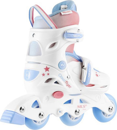 Dzięciece łyżworolki wrotki 3w1 regulowane Nils fun NJ1190 rozmiar S (30-33)
