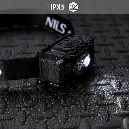 Latarka czołowa led lampka czołówka wodoodporna regulowana 600 lm Nils camp nc0008