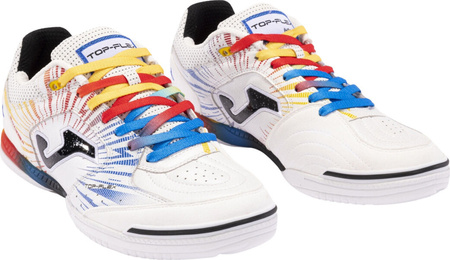 Buty piłkarskie Joma Top Flex 2476 Indoor biało-czerwone TOPW2476IN