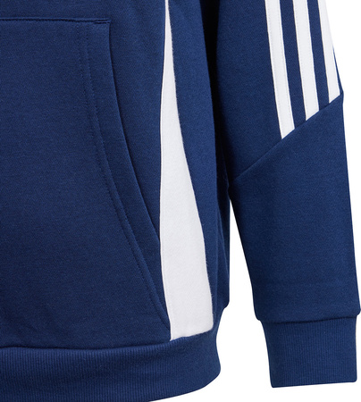 Bluza dla dzieci adidas Tiro 24 Hooded Sweat granatowa IR7504