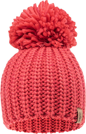 Dziecięca czapka zimowa ocieplana Bejo Roza Kdg różowa