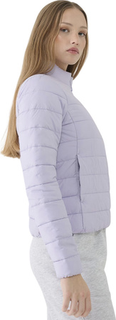 Kurtka damska puchowa 4F F533 jasny fiolet 4FWSS25TDJAF533 52S