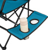 Krzesło fotel turystyczne plażowe składane Nils Camp NC3301 niebiesko-szare