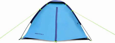 Namiot kempingowy turystyczny nightfall Nils camp nc6033 2 osobowy niebieski 265x150x105cm