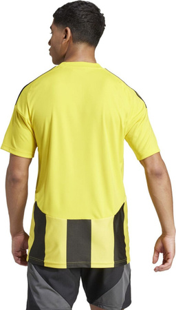 Koszulka męska adidas Striped 24 Jersey żółto-czarna IW2146
