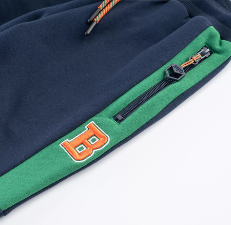 Dziecięce spodnie dresowe sportowe szkolne bawełniane Bejo Tioger Kdb rozmiar 110