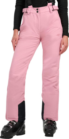 Spodnie narciarskie damskie 4F FNK F1157 różowe 4FWAW25TFTRF1157 54S