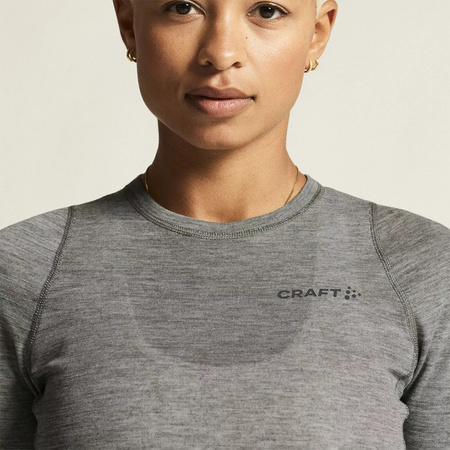 Damska bielizna termoaktywna zestaw góra dół bluza koszulka legginsy spodnie Craft WOOL MERINO rozmiar L