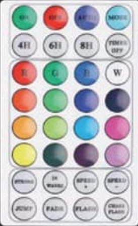 Lampki choinkowe kurtyna świetlna zewnętrzna/wewnętrzna 120 diod LED z pilotem RGB 300x60cm