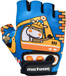 Rękawiczki rowerowe dla dzieci Meteor Teddy Builder Jr 26184-26185-26186