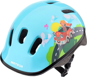 Kask rowerowy Meteor KS06 Firefighter rozm. S 48-52 cm 17441