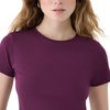 Koszulka damska 4F F1995 ciemny fiolet 4FWSS25TTSHF1995 50S