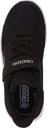 Buty sportowe szkolne miejskie dziecięce Kappa Getup K czarno-białe 261031K 1110