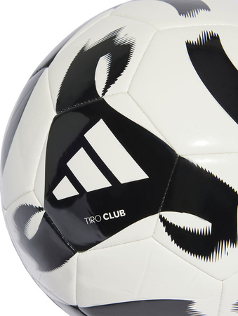 Piłka nożna adidas Tiro Club biało-czarna HT2430