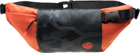 Saszetka torebka nerka biodrowa na pas Iguana Modony pomarańczowa