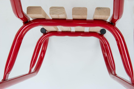 Sanki metalowe kubuś czerwone