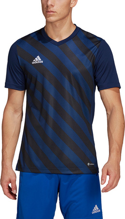 Koszulka męska adidas Entrada 22 Graphic Jersey granatowo-czarna HF0131