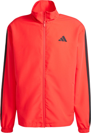 Dres męski adidas Sportswear Basic 3-Stripes Woven czerwony JI8851