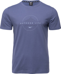 Męska Koszulka Z Krótkim Rękawem Hogan Sp  dark grey melange rozmiar S