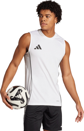 Koszulka męska adidas Tiro 25 Competition Sleeveless Jersey biała JJ1522