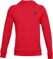 Bluza męska Under Armour Rival Fleece Hoodie czerwona 1357092 600