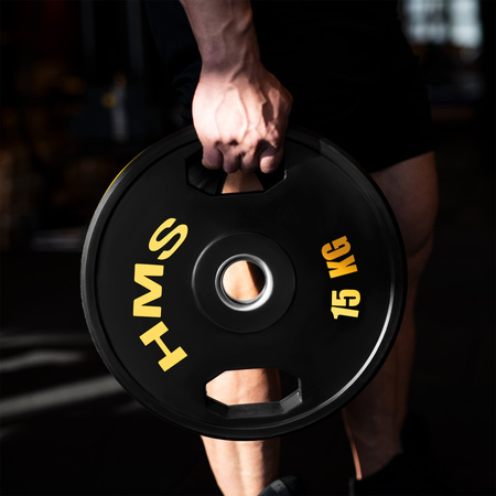 Talerz olimpijski ogumowany 2 x 15 kg HMS TOG15 2 x 15 kg