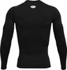 Koszulka męska Under Armour HG Armour Comp LS czarna 1361524 001