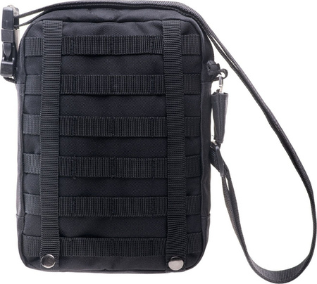 Saszetka torebka nerka biodrowa na ramię Magnum Larus czarna