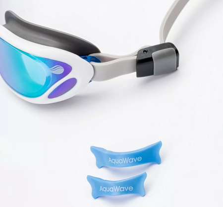 Okularki pływackie Aquawave Zonda RC biało-szare
