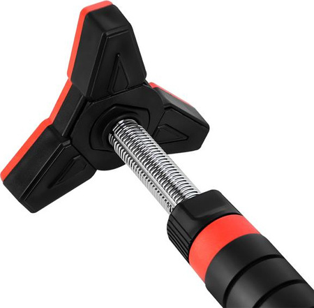 Drążek rozporowy z poziomicą do ćwiczeń podciągania HMS dd400 70-100 cm