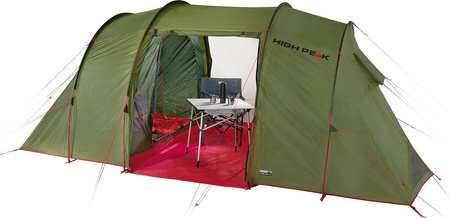 Namiot turystyczny High Peak Goose 4 LW zielono-czerwony 10333