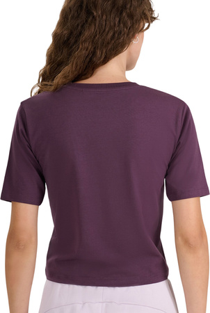 Koszulka damska 4F F2971 ciemny fiolet 4FWAW25TTSHF2971 50S