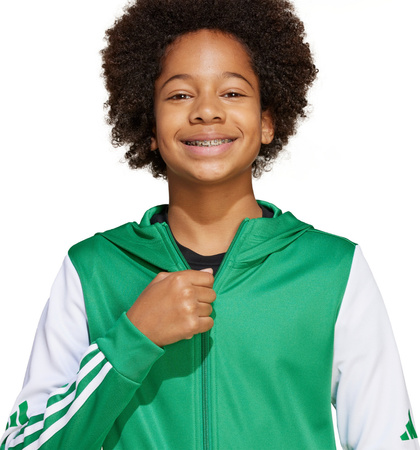 Bluza dla dzieci adidas Squadra 25 Hoody zielono-biała JP3163