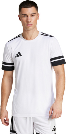 Koszulka męska adidas Squadra 25 biało-czarna JG5835