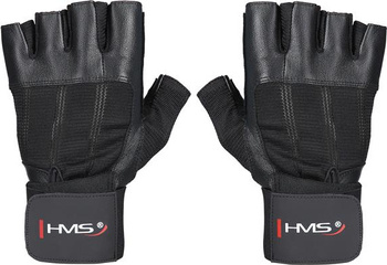 Rękawiczki kulturystyczne na siłownię HMS rst04 czarne rozmiar XXL