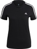 Koszulka damska adidas Essentials Slim T-Shirt czarna GL0784